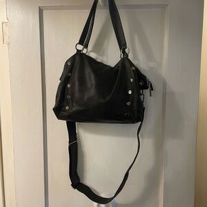 Hammitt Daniel medium Black Leather Shoulder Bag